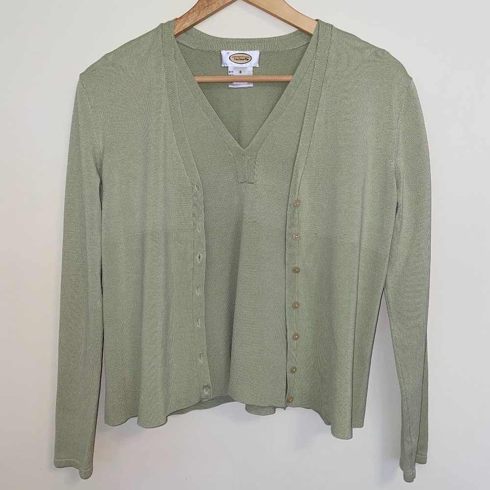 Talbots Cardigan and Matching Tank Top